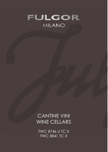 Manuale Fulgor FWC 8746 U TC X Cantinetta vino