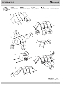 Handleiding Outwell Evolution Nevada XLP Tent