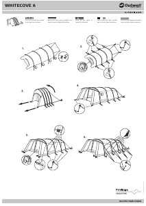 Bedienungsanleitung Outwell Privilege Whitecove 6 Zelt