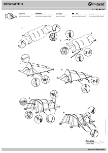 Bedienungsanleitung Outwell Regency Newgate 3 Zelt