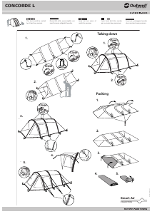 Handleiding Outwell Smart Air Concorde L Tent