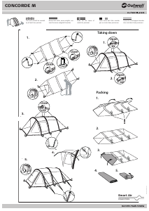 Handleiding Outwell Smart Air Concorde M Tent