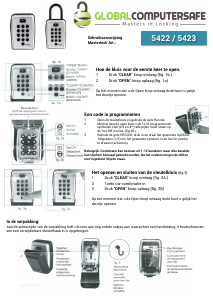 Handleiding MasterLock 5423 Kluis