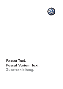 Bedienungsanleitung Volkswagen Passat Taxi (2012)