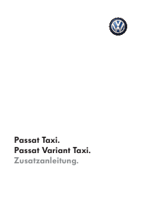 Bedienungsanleitung Volkswagen Passat Variant Taxi (2012)