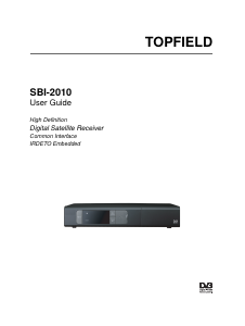 Manual Topfield SBI-2010 Digital Receiver