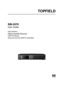 Handleiding Topfield SBI-2070 Digitale ontvanger