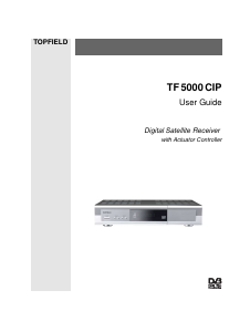 Handleiding Topfield TF 5000 CIP Digitale ontvanger