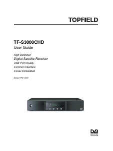 Handleiding Topfield TF-S3000CHD Digitale ontvanger