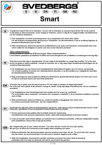 Brugsanvisning Svedbergs Smart Vandhane