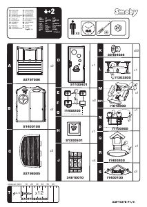 Manuale Smoby 310263 Jura Lodge Casetta giocattolo