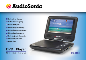 Manual AudioSonic DV-1821 Leitor de DVD