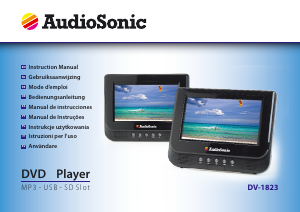 Manual de uso AudioSonic DV-1823 Reproductor DVD