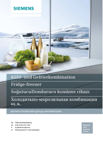 Manual Siemens KG57NP73NE Fridge-Freezer