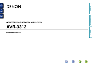 Handleiding Denon AVR-3312 Receiver