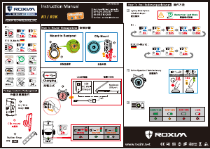 Bedienungsanleitung Roxim R1 Fahrradlampe