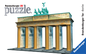 Mode d’emploi Ravensburger The Brandenburg Gate Puzzle 3D