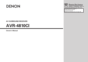 Handleiding Denon AVR-4810CI Receiver