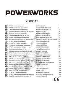 Brugsanvisning Powerworks PD60LM46HP Plæneklipper