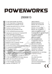 Vadovas Powerworks PD60LM46SP Vejapjovė