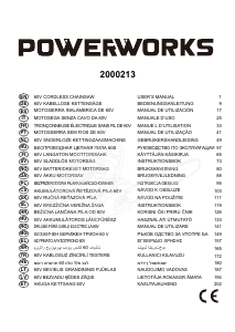 Manual Powerworks PD60CS40 Chainsaw