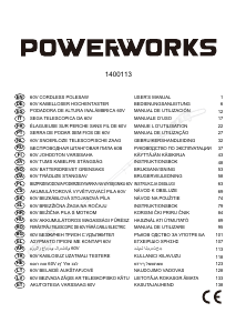 Rokasgrāmata Powerworks PD60PS Ķēdes zāģis