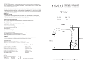 Bruksanvisning Nivito CL-105 Classic Blandare