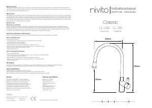 Bruksanvisning Nivito CL-200 Classic Blandare