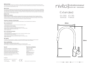 Bruksanvisning Nivito EX-310 Extended Blandare