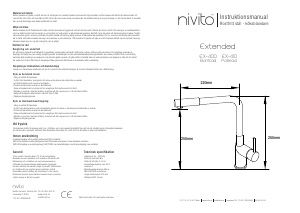 Bruksanvisning Nivito EX-410 Extended Blandare