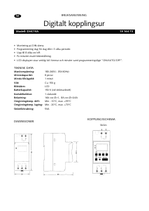 Bruksanvisning Malmbergs DHC15 Kopplingsur