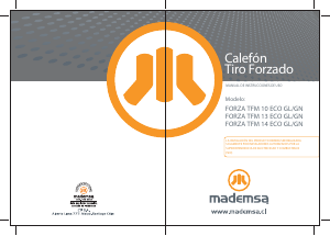 Manual de uso Mademsa Forza TFM 13 ECO GL/GN Caldera de gas