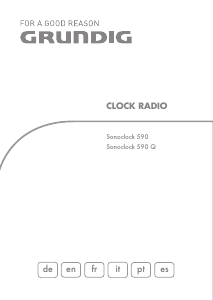 Bedienungsanleitung Grundig Sonoclock 590 Uhrenradio
