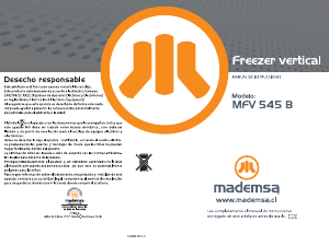 Manual de uso Mademsa MFV545B Congelador
