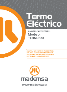 Manual de uso Mademsa Term 200 Calentador de agua