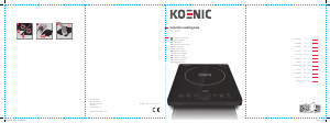 Manual de uso Koenic KIP 1331 Placa