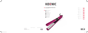 Manual de uso Koenic KHS 402 P Plancha de pelo