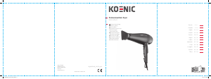 Manuale Koenic KHD223AC Asciugacapelli