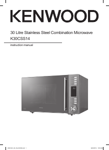 Manual Kenwood K30CSS14 Microwave