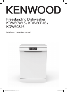 Handleiding Kenwood KDW60B16 Vaatwasser