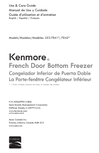 Manual Kenmore 253.70413 Fridge-Freezer