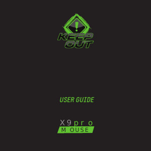 Manuale KeepOut X9PRO Mouse