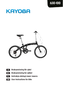 Manual Kayoba 630-100 Quick Folding Bicycle