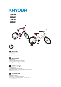 Bruksanvisning Kayoba 001-263 Cykel