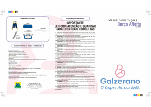 Manual Galzerano Affetto Berço