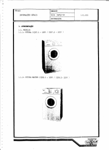 Manual Enxuta Futura Master Máquina de lavar roupa
