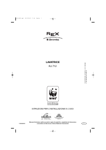 Manuale Electrolux-Rex RJ712 Lavatrice