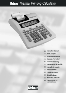 Manual Ibico 1228X Calculadora de impressão