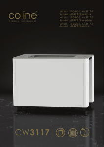 Manual Coline CW3117 Toaster