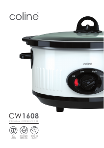 Bruksanvisning Coline CW1608 Slow cooker